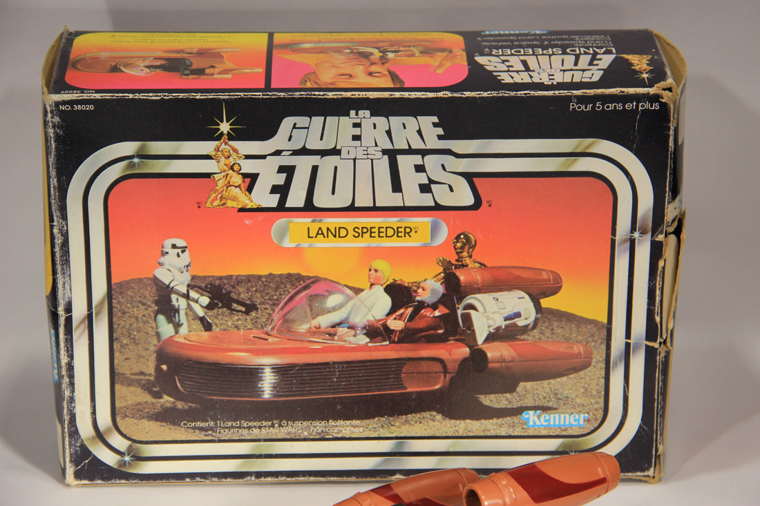 Star Wars 1978 Landspeeder Vintage With Rare GDE FR-ENG Canadian Box Kenner L015872