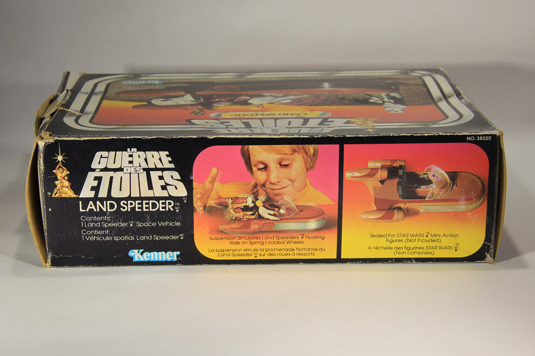 Star Wars 1978 Landspeeder Vintage With Rare GDE FR-ENG Canadian Box Kenner L015872