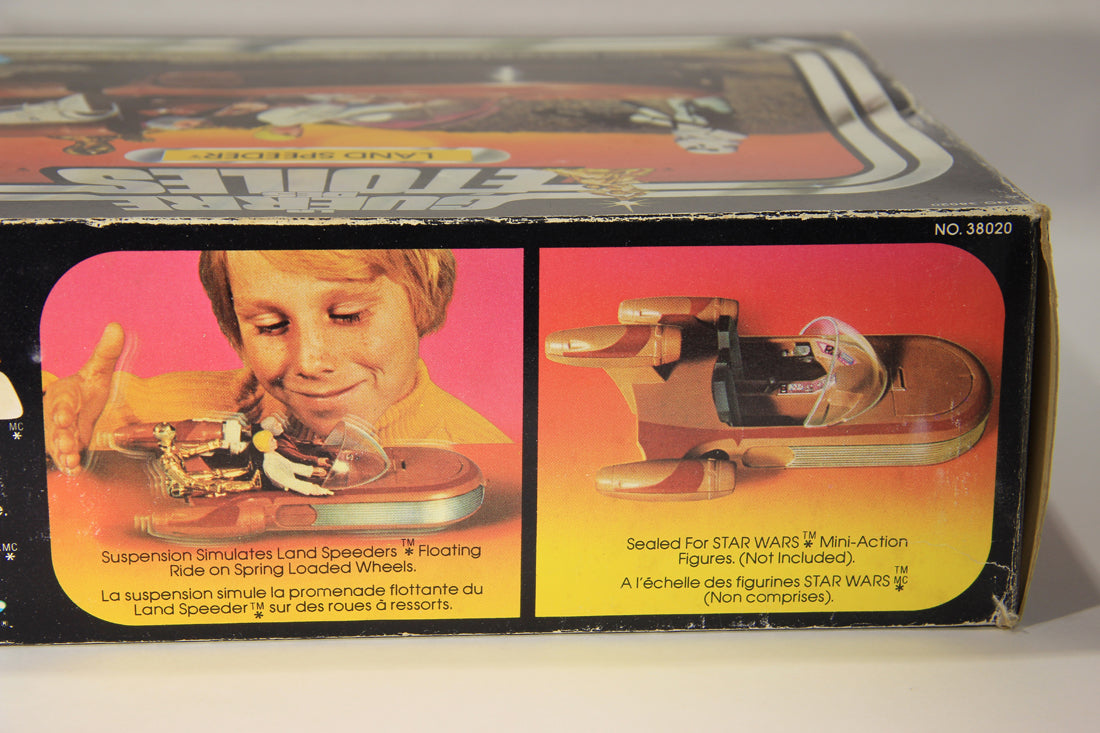 Star Wars 1978 Landspeeder Vintage With Rare GDE FR-ENG Canadian Box Kenner L015872