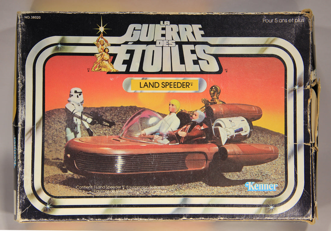 Star Wars 1978 Landspeeder Vintage With Rare GDE FR-ENG Canadian Box Kenner L015872