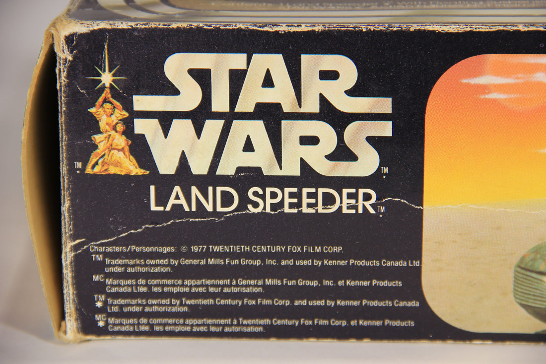 Star Wars 1978 Landspeeder Vintage With Rare GDE FR-ENG Canadian Box Kenner L015872