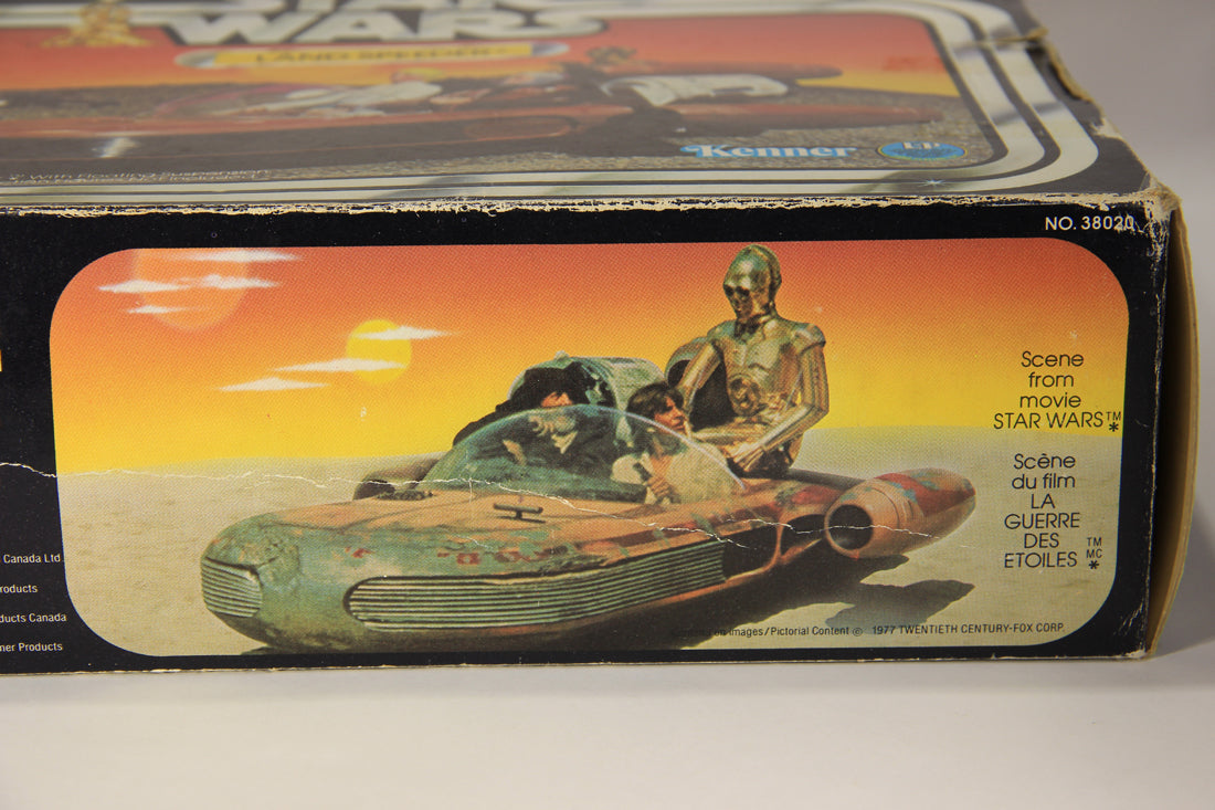 Star Wars 1978 Landspeeder Vintage With Rare GDE FR-ENG Canadian Box Kenner L015872
