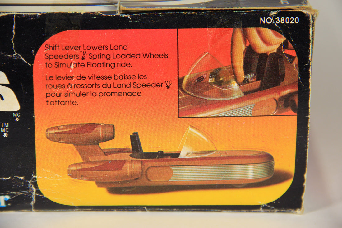 Star Wars 1978 Landspeeder Vintage With Rare GDE FR-ENG Canadian Box Kenner L015872