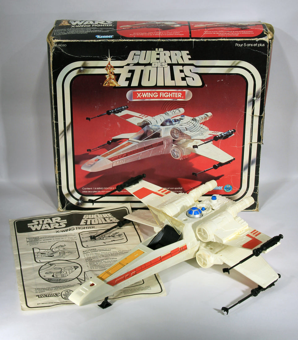 Star Wars 1978 X-Wing Fighter Vintage With Rare GDE FR-ENG Canadian Box Works L015873