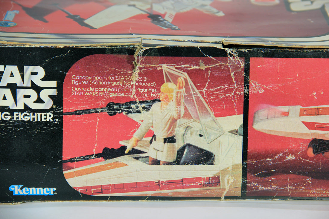 Star Wars 1978 X-Wing Fighter Vintage With Rare GDE FR-ENG Canadian Box Works L015873