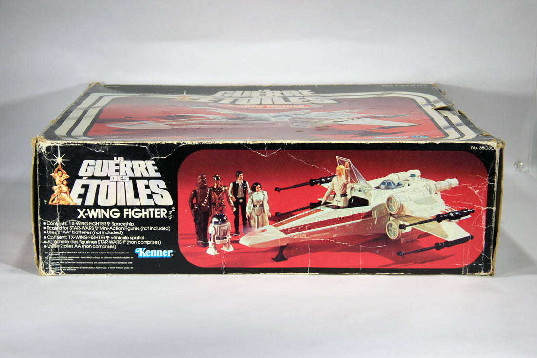 Star Wars 1978 X-Wing Fighter Vintage With Rare GDE FR-ENG Canadian Box Works L015873