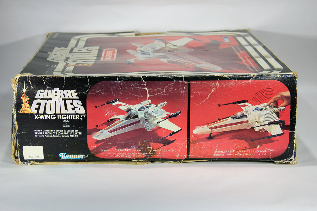 Star Wars 1978 X-Wing Fighter Vintage With Rare GDE FR-ENG Canadian Box Works L015873