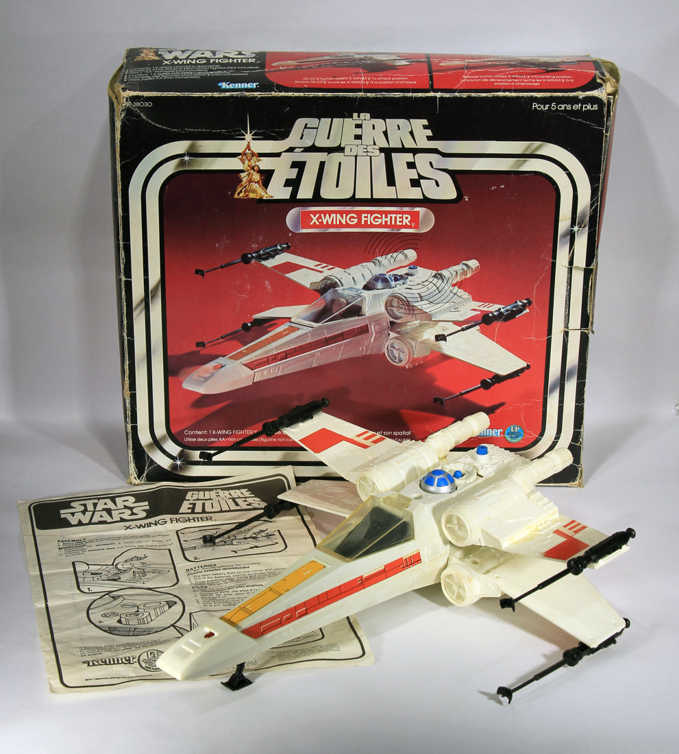Star Wars 1978 X-Wing Fighter Vintage With Rare GDE FR-ENG Canadian Box Works L015873