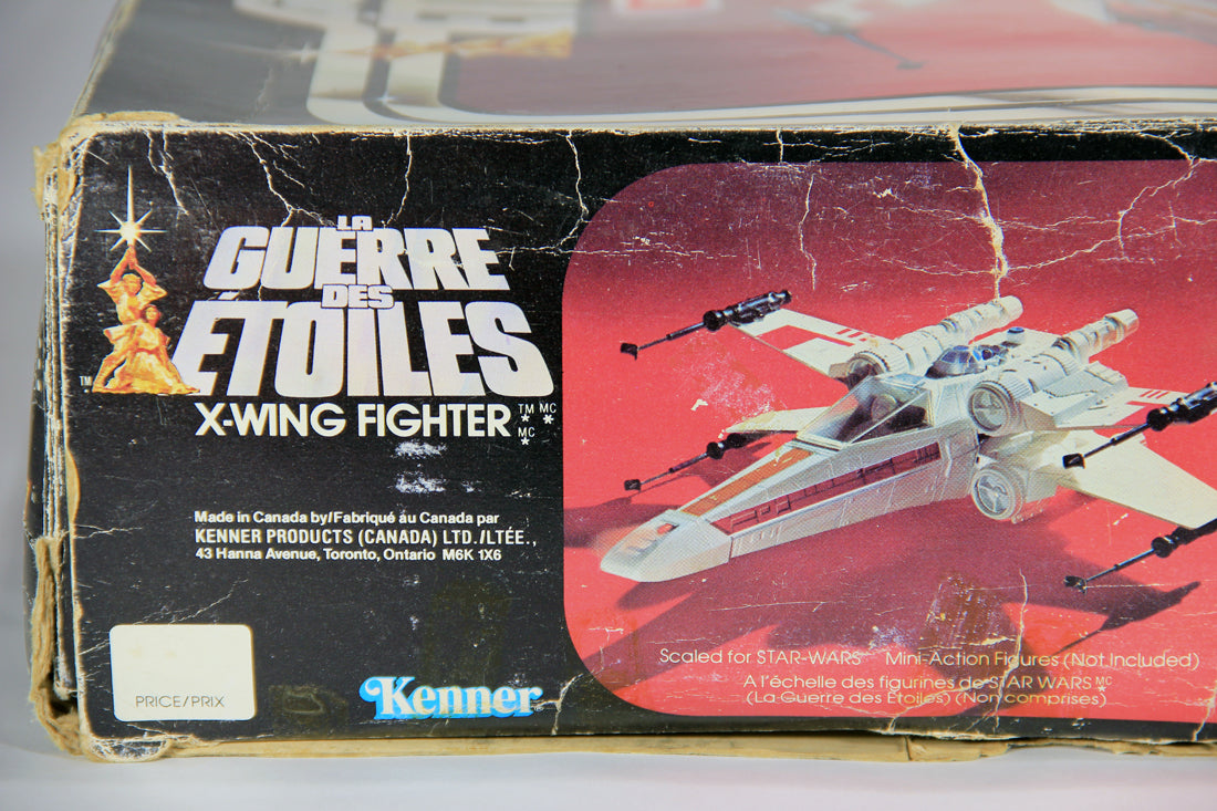 Star Wars 1978 X-Wing Fighter Vintage With Rare GDE FR-ENG Canadian Box Works L015873