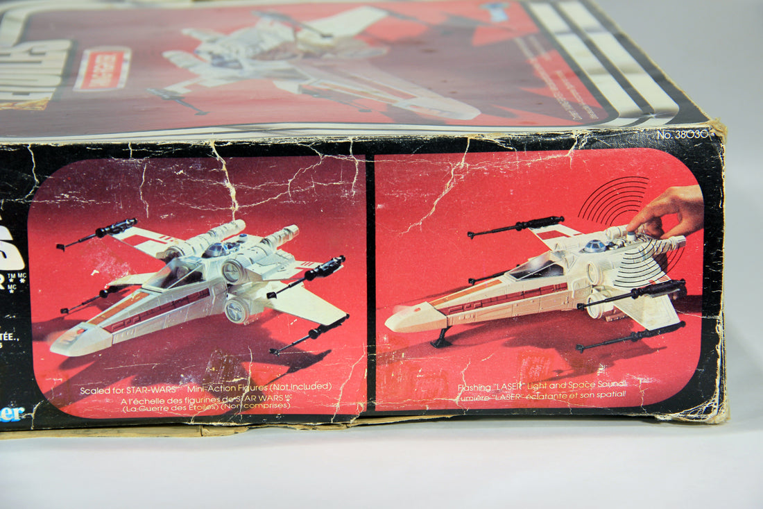 Star Wars 1978 X-Wing Fighter Vintage With Rare GDE FR-ENG Canadian Box Works L015873