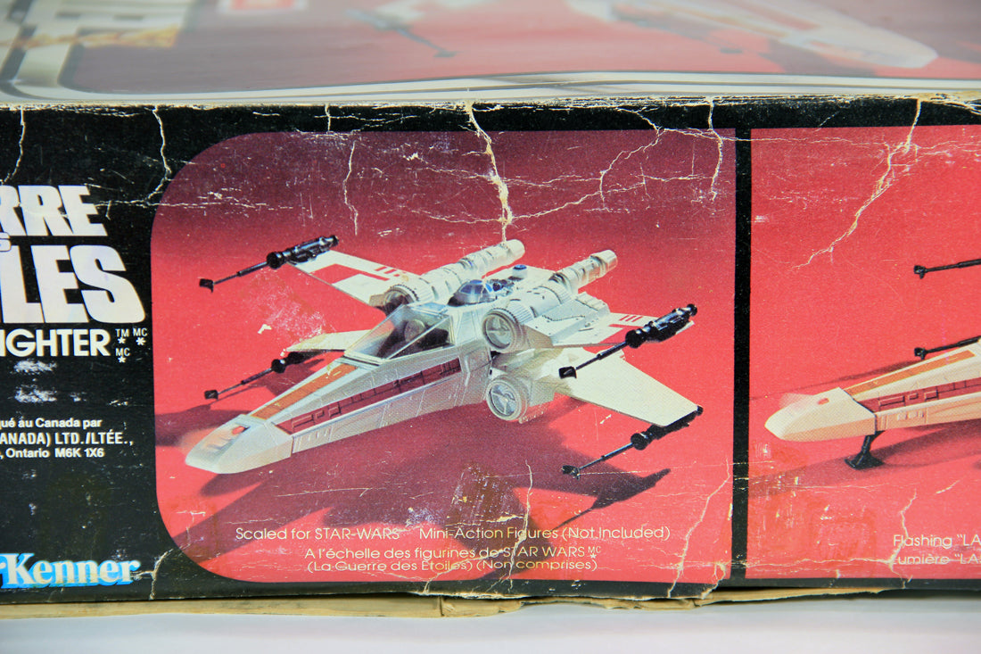 Star Wars 1978 X-Wing Fighter Vintage With Rare GDE FR-ENG Canadian Box Works L015873