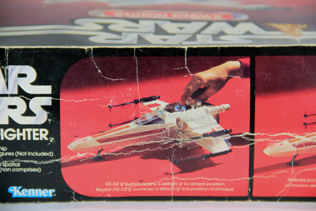 Star Wars 1978 X-Wing Fighter Vintage With Rare GDE FR-ENG Canadian Box Works L015873