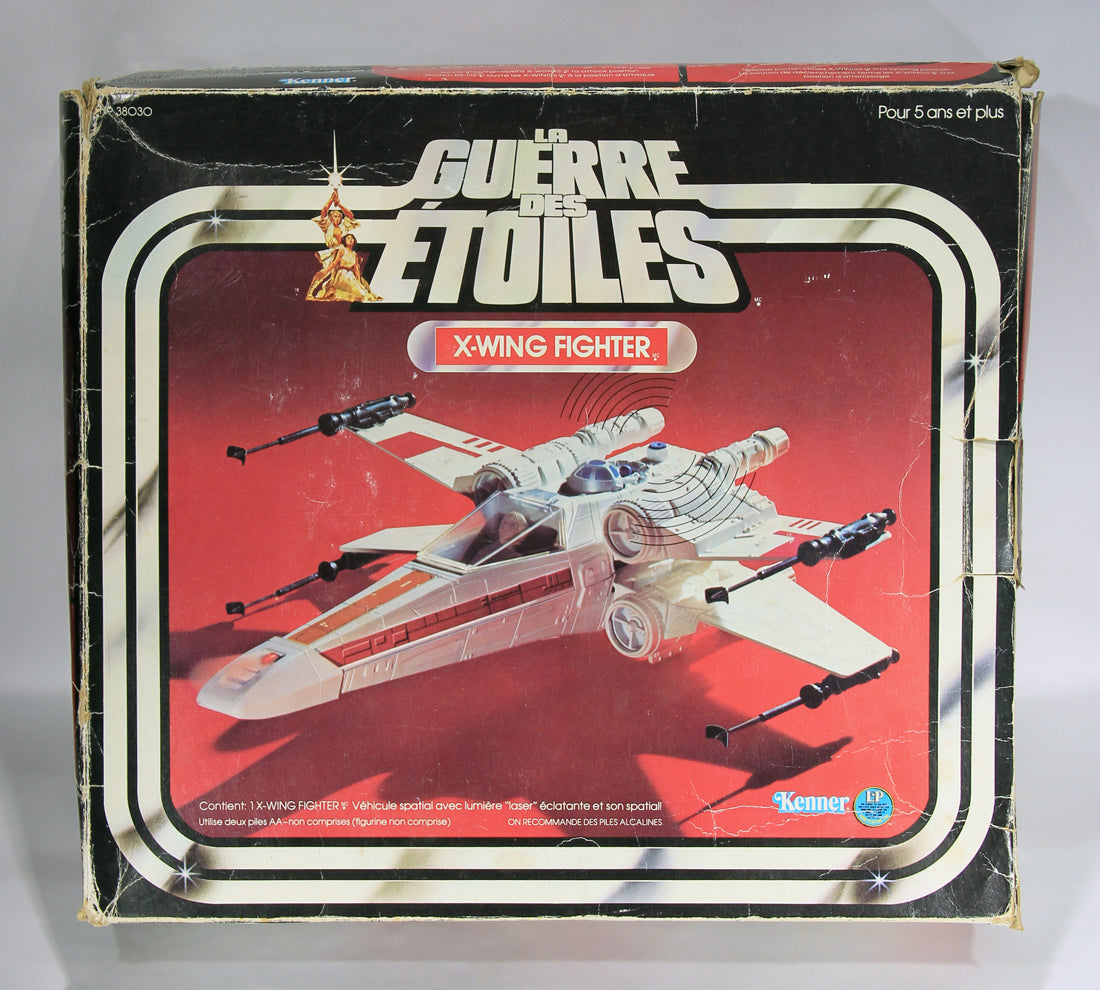 Star Wars 1978 X-Wing Fighter Vintage With Rare GDE FR-ENG Canadian Box Works L015873