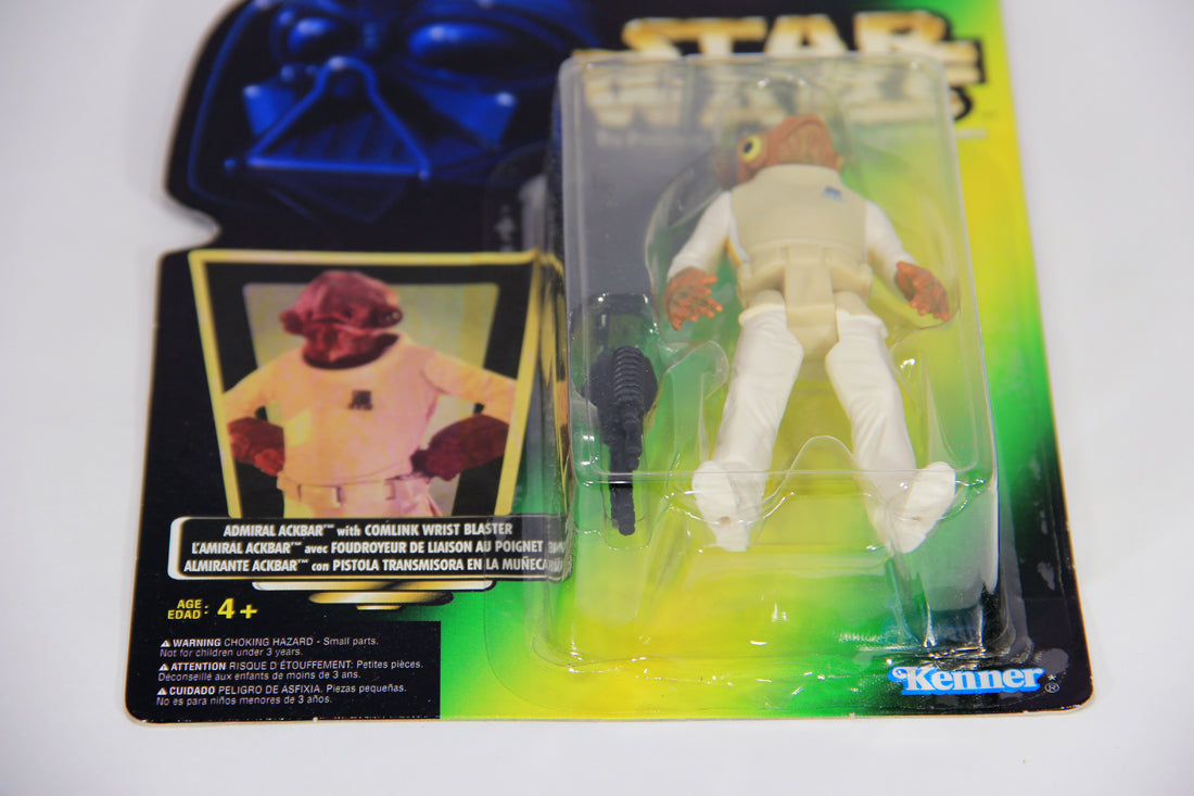 Star Wars Admiral Ackbar 1997 POTF Figure Trilingual Holofoil Card Collection 2 L015876