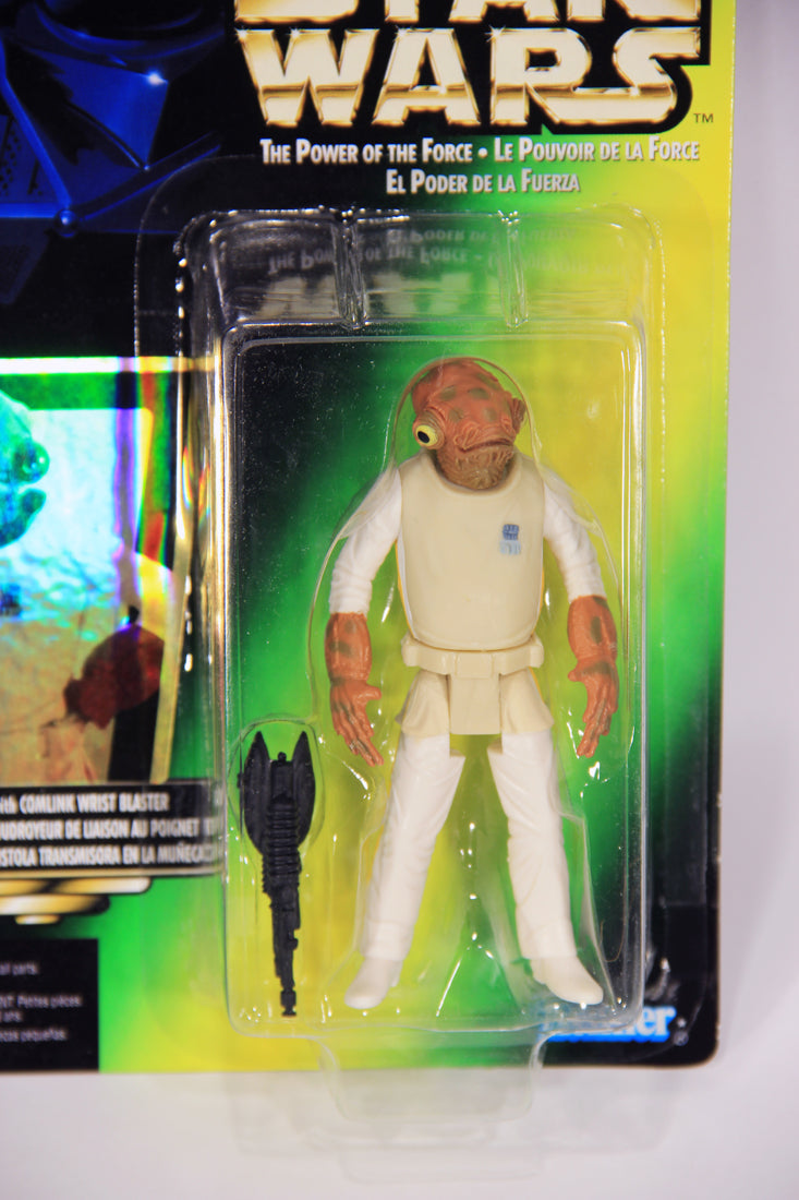 Star Wars Admiral Ackbar 1997 POTF Figure Trilingual Holofoil Card Collection 2 L015876