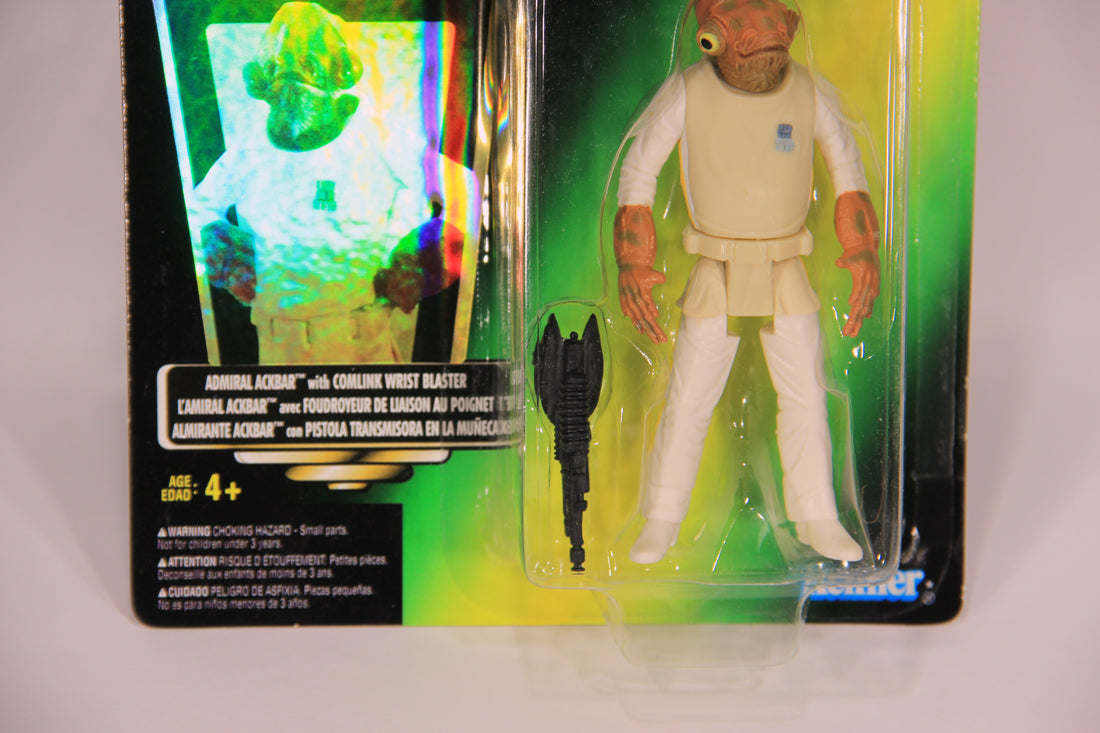 Star Wars Admiral Ackbar 1997 POTF Figure Trilingual Holofoil Card Collection 2 L015876