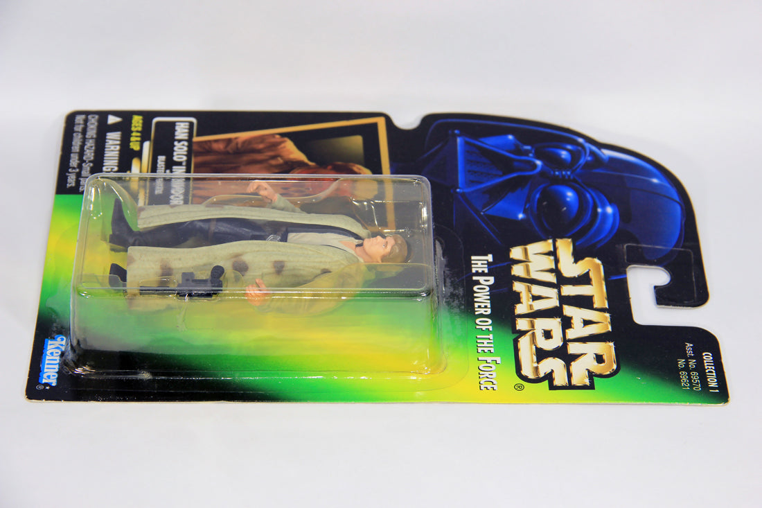 Star Wars Han Solo In Endor Gear 1996 POTF Figure ENG Holofoil Card Collection 1 L015878