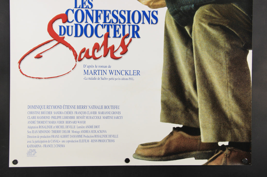 Les Confessions Du Docteur Sachs 1999 Movie Poster Rolled 27 x 39 Canadian Version L015889
