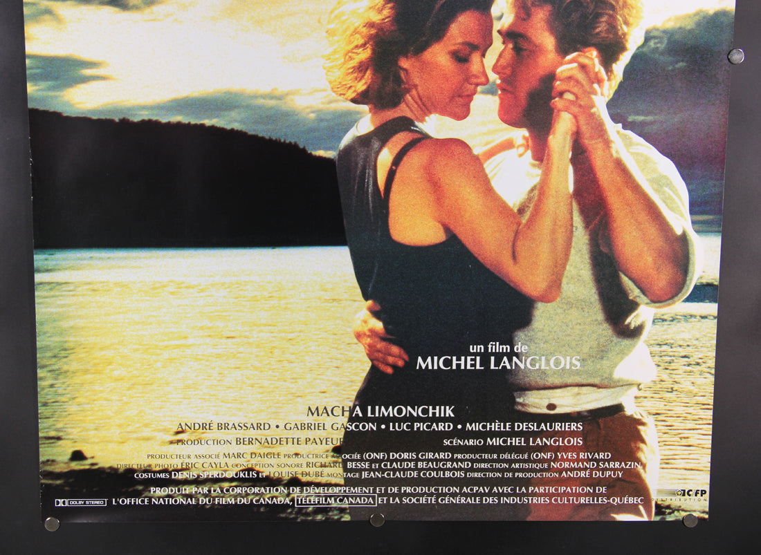 Cap Tourmente 1993 Movie Poster Rolled 27 x 39 Roy Dupuis Élise Guilbault L015896