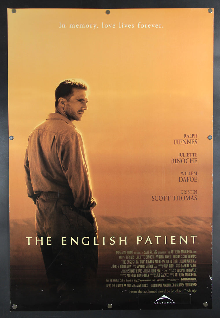 The English Patient 1996 Movie Poster Rolled 27 x 40 Ralph Fiennes L015911
