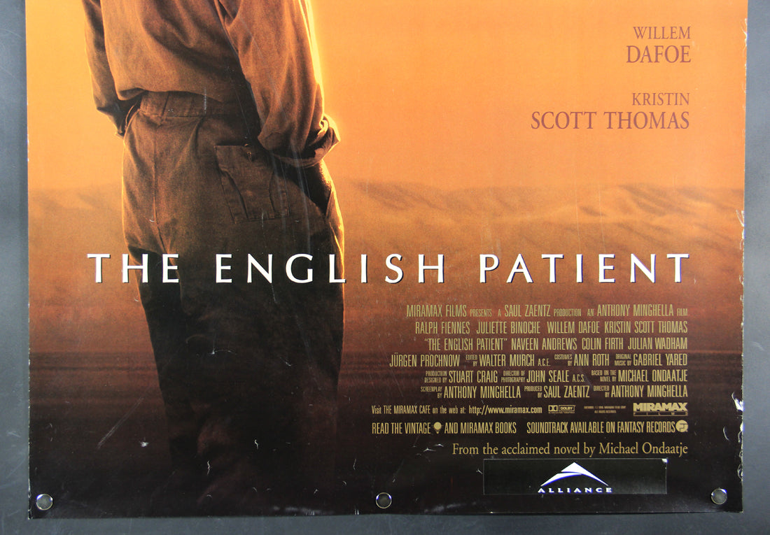The English Patient 1996 Movie Poster Rolled 27 x 40 Ralph Fiennes L015911