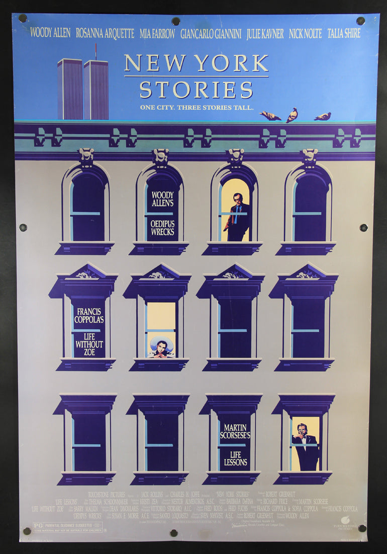 New York Stories 1989 Movie Poster Rolled 27 x 40 WTC Scorsese Coppola Allen L015914