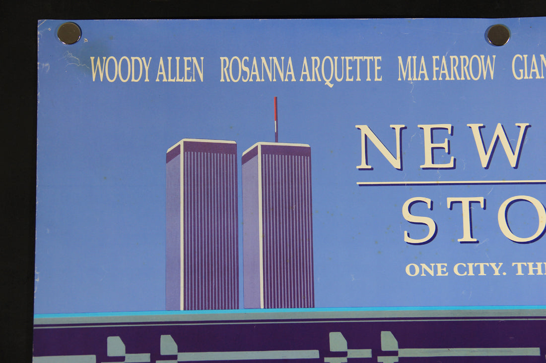 New York Stories 1989 Movie Poster Rolled 27 x 40 WTC Scorsese Coppola Allen L015914