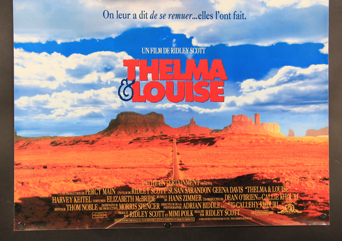 Thelma And Louise 1991 Movie Poster Rolled 27 x 40 French Scott Sarandon Davis L015919