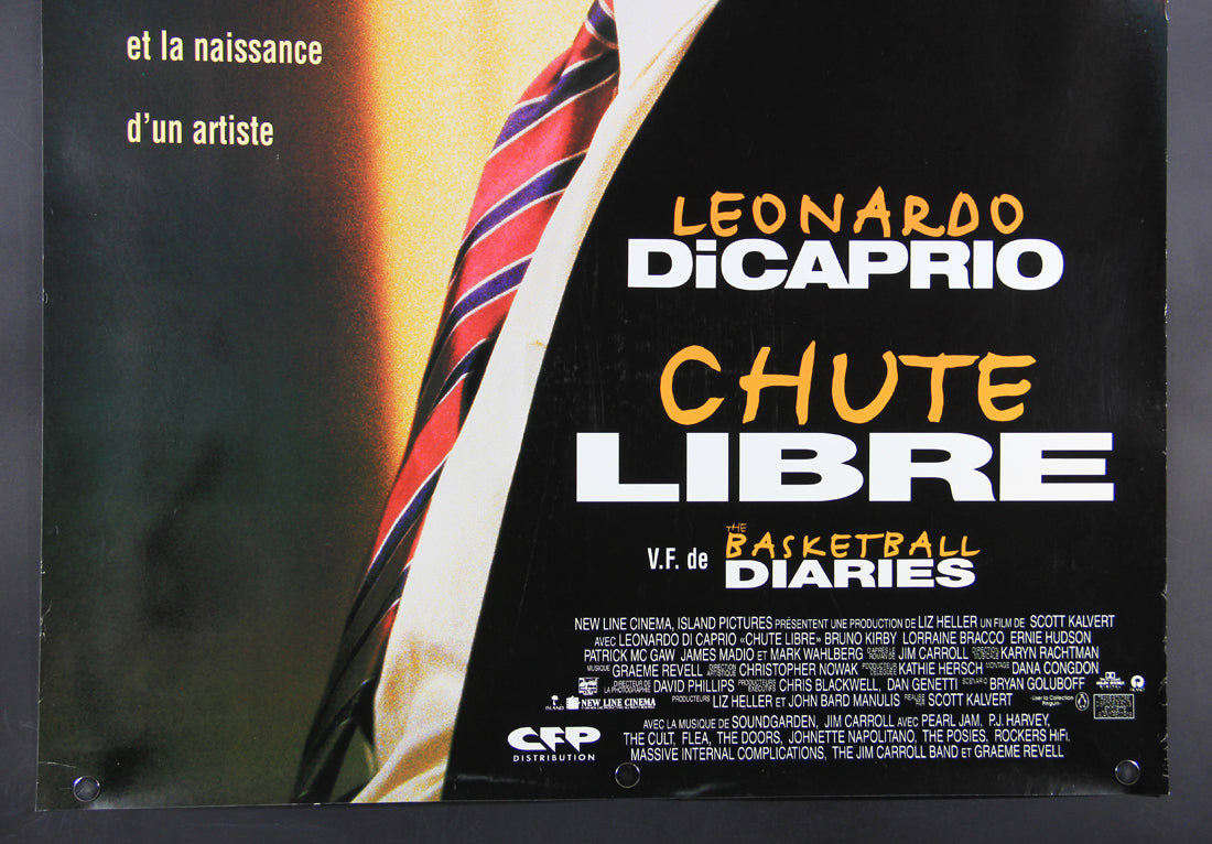 Basketball Diaries 1995 Movie Poster Rolled 27 x 39 DiCaprio French Chute Libre L015920