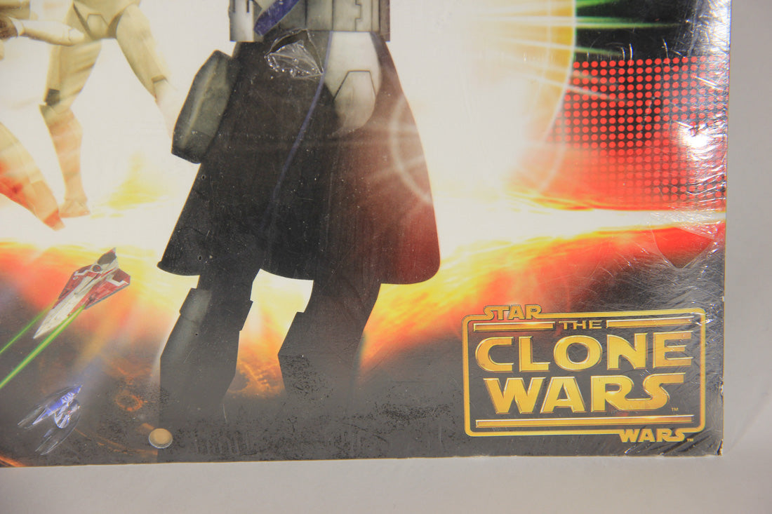 Star Wars 2010 The Clone War 16 Month Calendar - New Sealed With DVD-ROM L000586