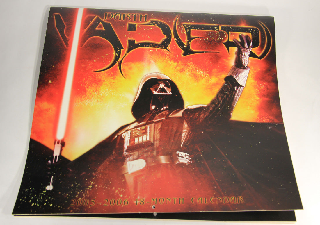 Star Wars 2005 - 2006 Darth Vader 18 Month Calendar L000588