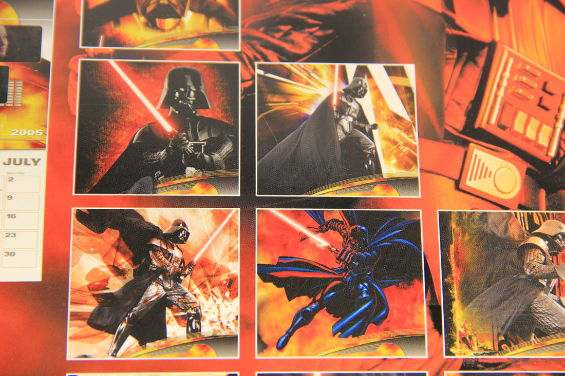 Star Wars 2005 - 2006 Darth Vader 18 Month Calendar L000588