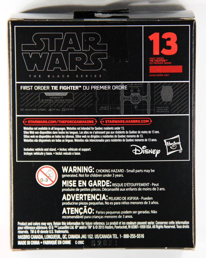 Star Wars Black Series Titanium Die-Cast #13 First Order TIE Fighter MISB L000720