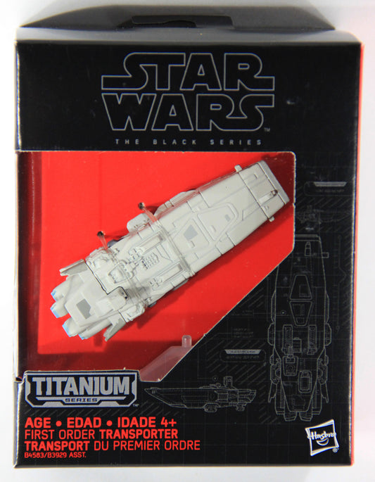 Star Wars Black Series Titanium Die-Cast #14 First Order Transporter MISB L000721