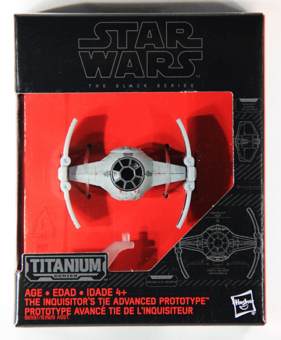 Star Wars Black Series Titanium Die-Cast #28 Inquisitor's TIE Advanced Prototype MISB L000722