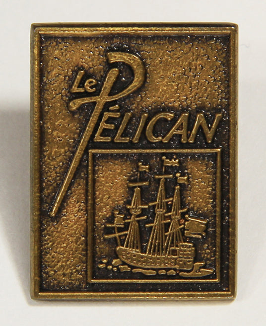 Le Pélican II French War Ship 1992 Rare Lapel Pin Canada Quebec Montreal L001669