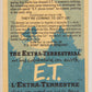 E.T. The Extra-Terrestrial 1982 Trading Card #37 Comic Strip Strategy FR-ENG OPC L001802