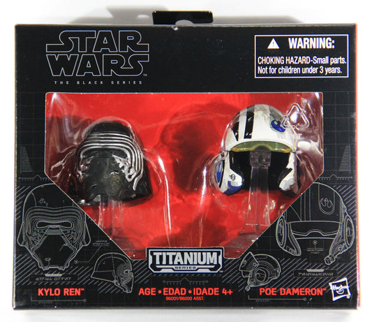 Star Wars Black Series Titanium Helmets #1 Kylo Ren - Poe Dameron L001878