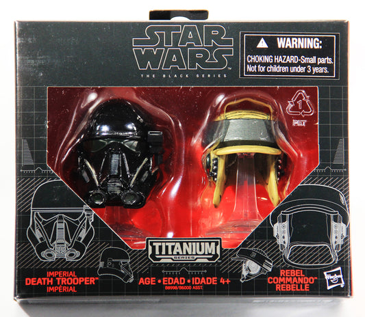 Star Wars Black Series Titanium Helmets #6 Imperial Death Trooper - Rebel Commando L001898