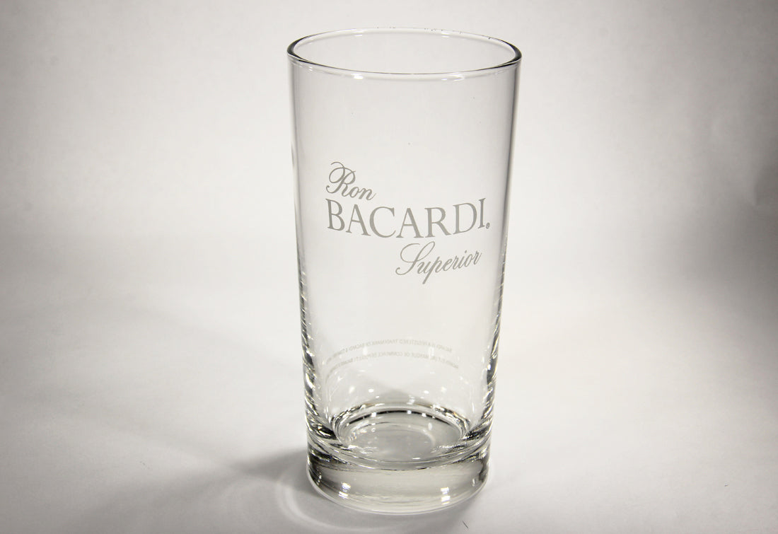 Bacardi Ron Superior Rum Highball Spirit Glass Type Havana Cuba L002250