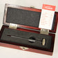 Trudeau Wine Collar Thermometer Burgundy Wooden Box L002316