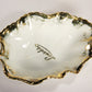 Marcy Limoges France Vintage Porcelain Leaf Shaped Candy Dish L002421