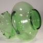 Anchor Hocking Vintage Emerald Green Glass Ruffled Rim Small Vase L002422