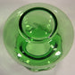 Anchor Hocking Vintage Emerald Green Glass Ruffled Rim Small Vase L002422