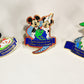 Disney 2005 Happiest Celebration On Earth 3 Lapel Pins Set Peter Pan Mickey Mouse Goofy L002538