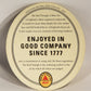 Bass Pale Ale Beer Coaster Bass Brewery England Burton-Upon-Trent ENG L002549