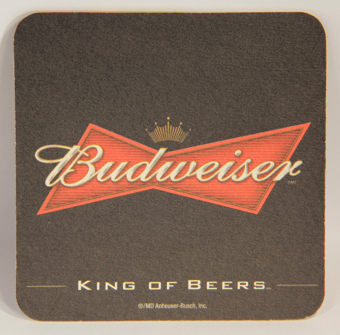 Budweiser Beer Coaster King Of Beers Anheuser-Busch USA ENG L002551