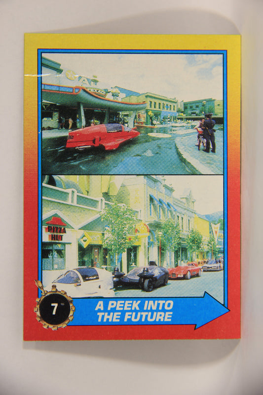 Back To The Future II 1989 Trading Card #7 A Peek Into The Future L002716