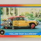 Back To The Future II 1989 Trading Card #30 Follow That DeLorean L002728