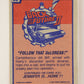 Back To The Future II 1989 Trading Card #30 Follow That DeLorean L002728